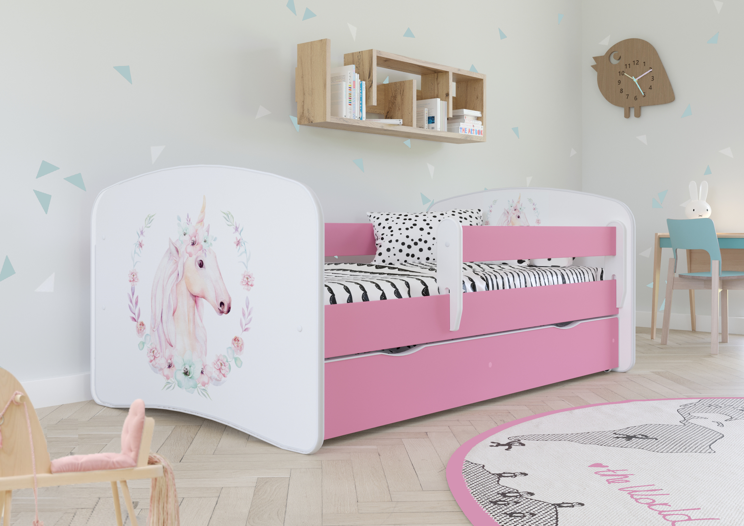 Kinderzimmer Bett Dream Unicorn