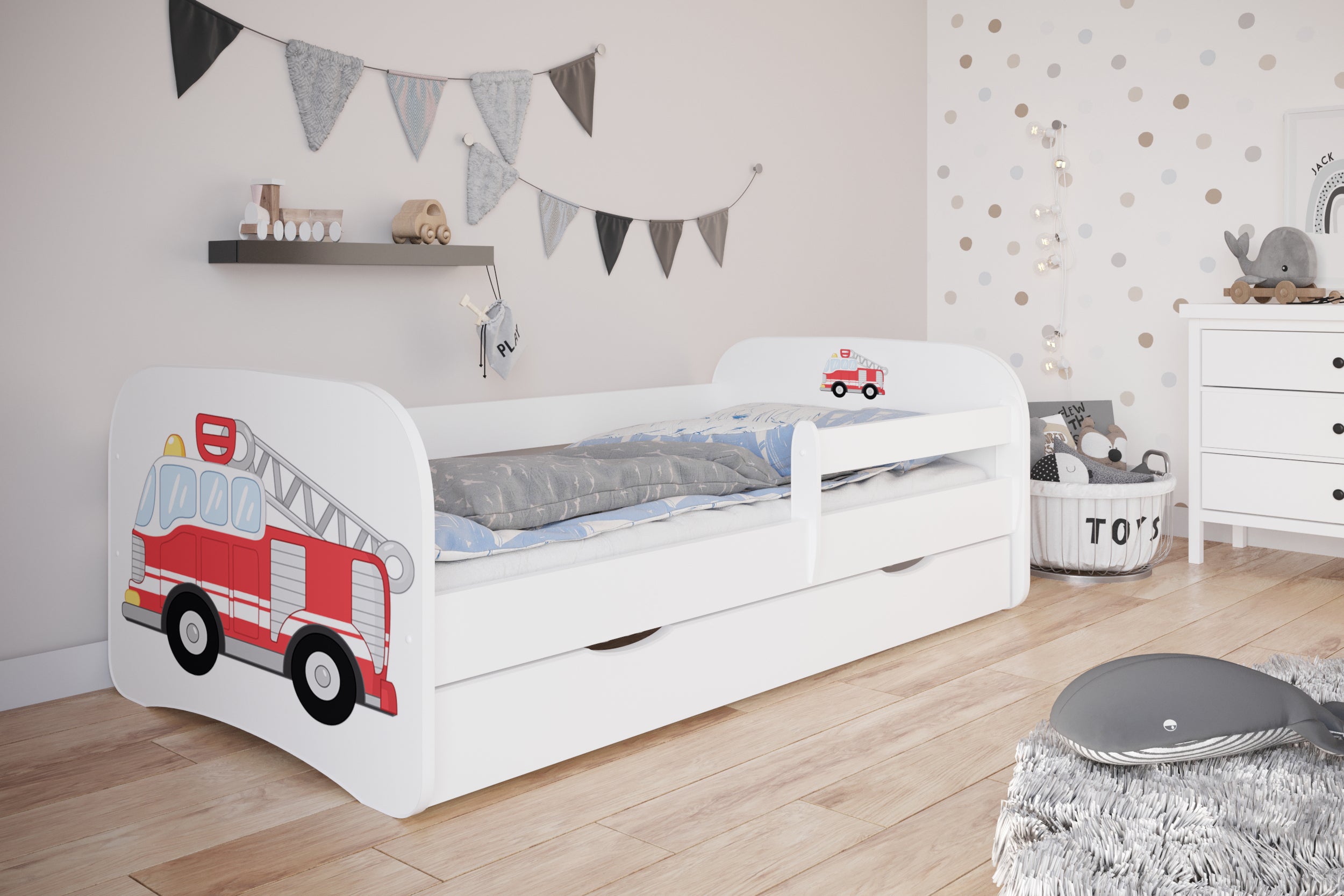 Kinderzimmer Bett Dream Feuerwehr